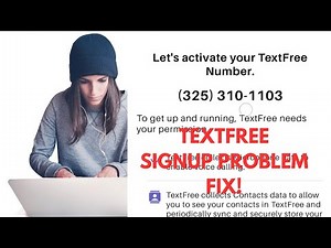 TextFree Sign Up Problem Fix (100% Working) | Textfree Registration Error Quick Fix! 2024