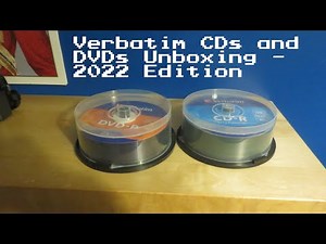 Verbatim CDs and DVDs Unboxing - 2022 Edition