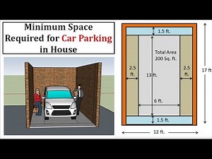 Minimum Space For Car Parking || कार पार्किंग के लिए कितनी जगह चाहिए || Car Parking Area