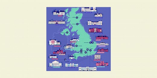 A map of every single property the royal family own
