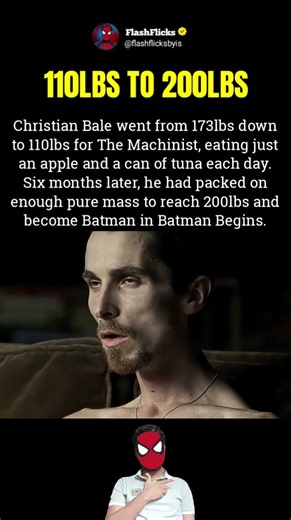 Christian Bale's Body Transformation From Machinist To Batman