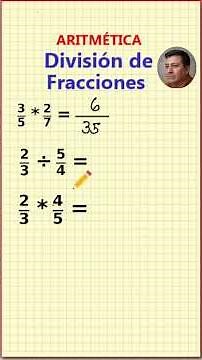 ¿Cómo dividir fracciones fácilmente? ➗ | Aritmética