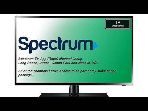 TV Guide Surfing: Spectrum TV Roku App, Long Beach, WA