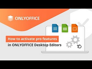 How to activate pro features in ONLYOFFICE Desktop Editors