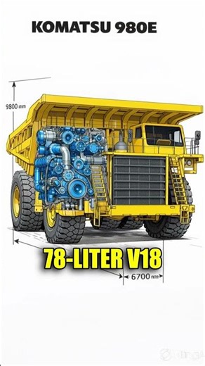 The Komatsu 980E Mining Truck makes more money in 2 hours than you in 10 years!