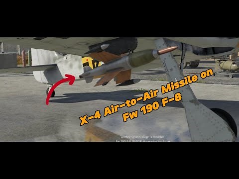 War Thunder: X-4 Air-to-Air Missile on Fw 190 F-8 — Controls, Tips & Gameplay Guide