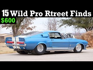 15 Unreal Pro Street Cars for Sale 😱 Street-Legal Monsters!
