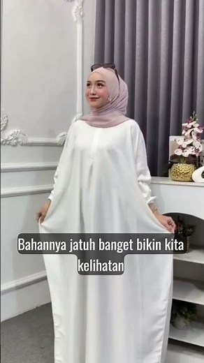 GAMIS PUTIH SIMPLE ELEGANT Rekomendasi Inspirasi Busana Muslim Hijab Abaya Kaftan Mukena #sobhagamis