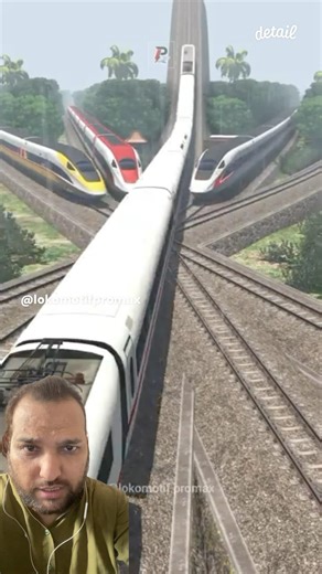 Several ICE 3 High Speed Trains Pass Crossing Queue Heavy Rain #train #railroad #railtrack #railway