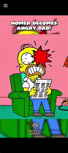 Angry homer ig 💀 #funny #viralvideo #simpson #usatok #englishcontent