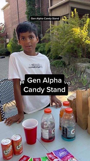 Gen Alpha Candy Stand Entrepreneurs