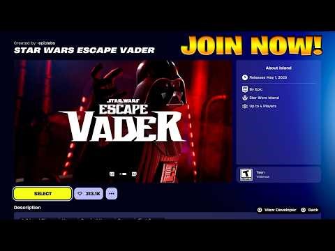 COMPLETE STAR WARS ESCAPE VADER Tutorial in Fortnite! (EASY STEPS)