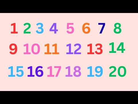 Counting Song for Kids 1 to 20 | Fun Learning Numbers for Toddlers & Preschoolers| Learn to Count