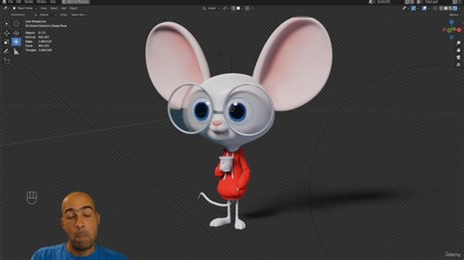 Blender完全新手3D角色建模