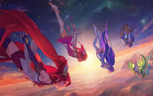 【LOL】英雄联盟Endless Starlight 魔法少女星之守护者登陆界面