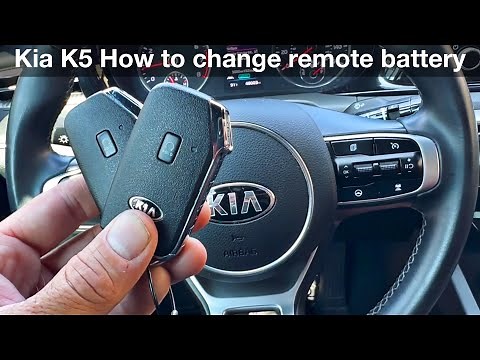 2021 Kia K5 How to change remote key battery / fob 2022