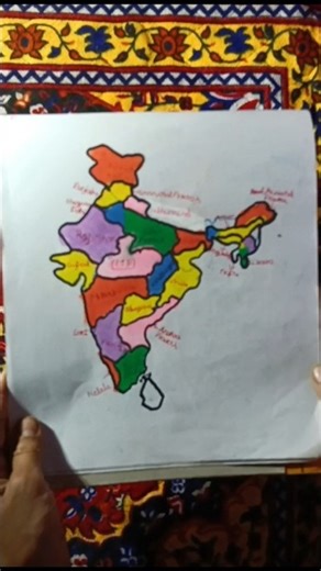 India map drawing #love