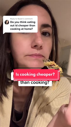 Replying to @Skyler is eating out cheaper than cooking at home? @Alex Mac 🍱 Cooking Cheap 101 i teach people how to save money on groceries and cook simple meals #cheapfood #cookingcheap #cheapmeals #grocerybudgeting #foodbudgeting