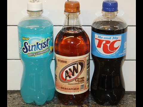 Sunkist Berry Lemonade, A&W Cream Soda & RC Cola Review
