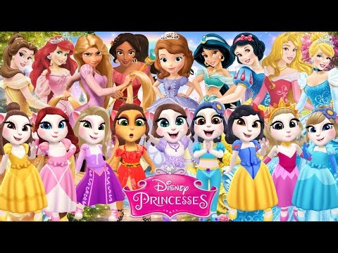 🌈DISNEY PRINCESSES ➕ ANGELA 2 😱 | Magical Cosplay Transformation 👑✨
