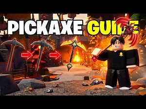 Roblox The Forge ULTIMATE PICKAXE PROGRESSION GUIDE (Full Pickaxe Guide)