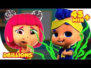 1 Potty, 2 Bibs, 3 Nappies & 4 Dummies with Baby DB | Mega Compilation | D Billions Kids Songs