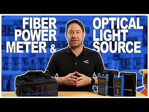 Jonard Tools Fiber Power Meter & Optical Light Source Kit (FPL-5555) Product Video