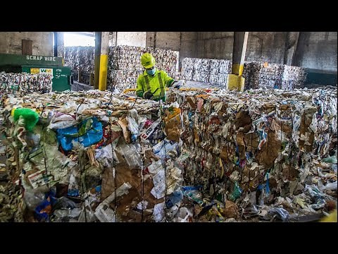 Watch a tour of a recycling and composting station in South Florida