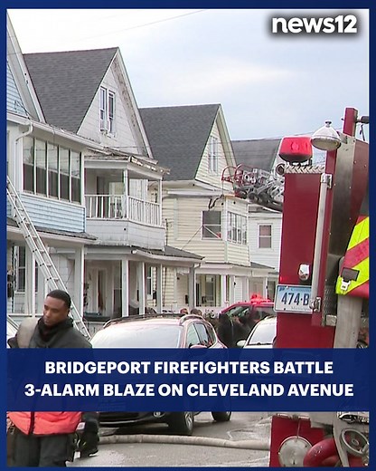 29K views · 90 reactions | FAMILIES DISPLACED: The Bridgeport Fire Department responded to a large fire at a multi-family home in Bridgeport. https://bit.ly/3WSU2UA | News 12 Connecticut | Facebook