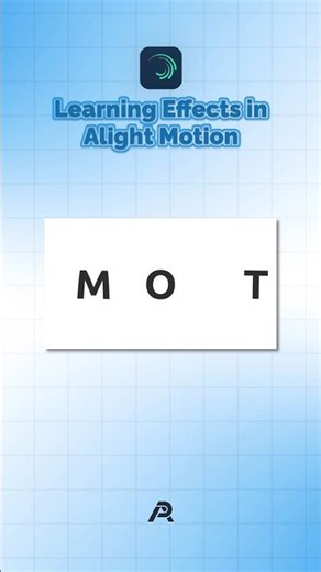 Learning Effects in Alight Motion