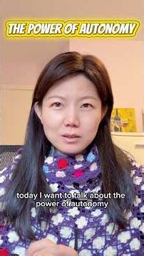 The Power of Autonomy #autonomy #drive #motivation