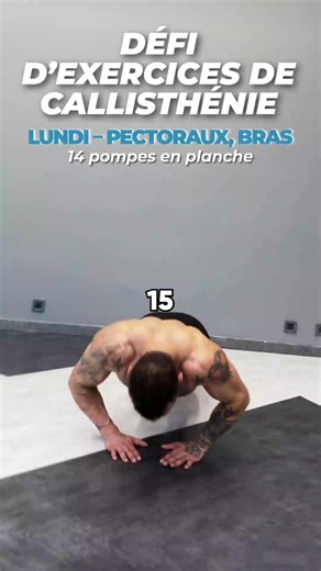 Atteindre vos objectifs facilement 💪 ✅ Stimuler la force musculaire et l'endurance ✅ Augmenter la flexibilité ✅ Améliorer l'équilibre et la posture ✅ entraîner une diminution des douleurs articulaires Passez un test et obtenez un plan d'entraînement personnalisé maintenant! 👇 | 28 Day Challenge - Calisthenics