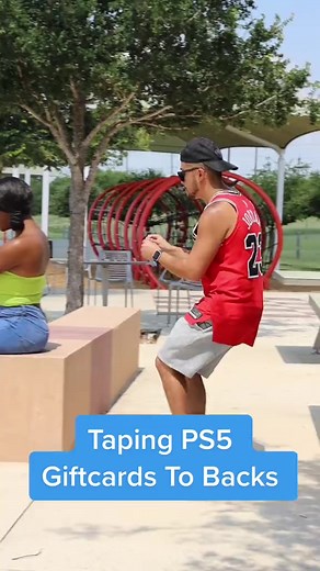 818K views · 2.7K reactions | Taping PS5 Giftcard To Strangers! | Legit Tim | Facebook