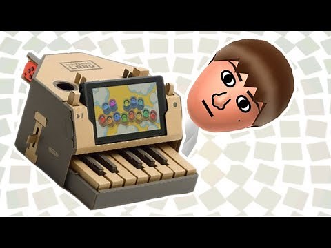 Mii Channel but Nintendo Labo — Making Mii Music on the Labo Piano