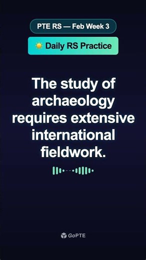 ☀️ Daily RS Practice | The study of archaeology requires extens... | GoPTE #Shorts
