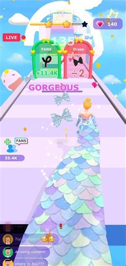 Dancing Dress | Gameplay #missuniverse #tiktoker #mobilegame 👗