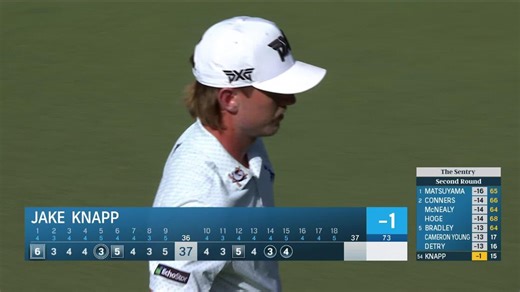 Jake Knapp | Round 2 | 15th hole | Shot 4 | 2025 The Sentry