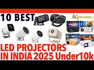 🎥✨ Top 10 Best Projectors iN India 2025 Price | Best LED Projector for Home Under 10,000 Rs