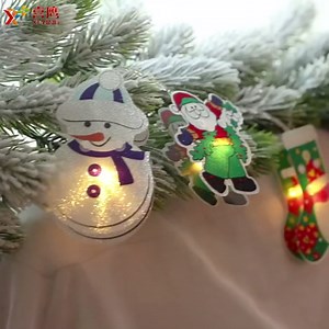 2.5M Christmas Ornament LED Lights,Remote-Controlled String Lights for Christmas Tree, 8.2ft 20 Lights DIY Lamp Christmas Xmas Party Decoration Indoor Outdoor Hanging Decor