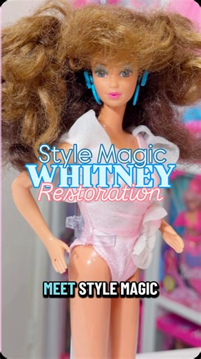 Barbination™ | Yas! We’re at it again! 🩵 Today Style Magic Whitney from 1988! Time to free her from this tangled mess and bring her glam back! ✨ For the... | Instagram