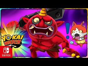 Yo-kai Watch 1 Remake — Gargaros the Red Oni — 100% English Walkthrough Nintendo Switch