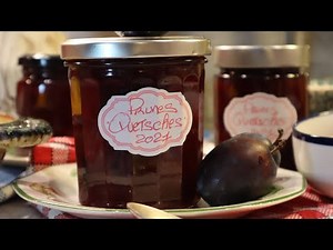 Ma CONFITURE DE PRUNES QUETSCHES à l'ancienne Grand-Mère Mitraille sur Gourmandises TV
