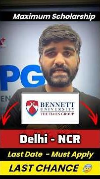 BENNETT University Admission Process | BENNETT University Campus Tour | Review |Greater Noida Campus