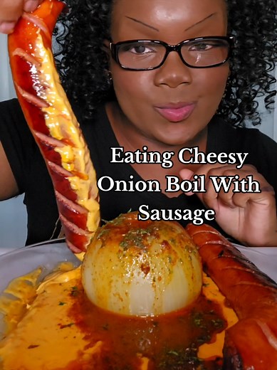 Delicious Cheesy Onion Boil with Sausage Recipe
