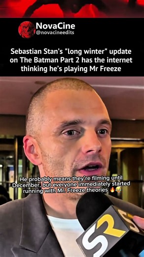 Sebastian Stan Saying "It’s A Long Winter" On The Batman 2 Set Sparks Wild Mr. Freeze Theories 😭