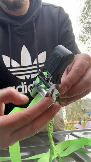 How to use a ratchet tie down strap? #subscribe #ratchetstraps #follow