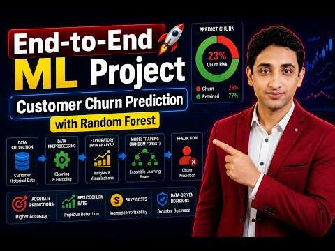 End-to-End ML Project 🚀 Customer Churn Prediction with Random Forest