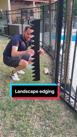 This landscaping edging is great looking, easy to install and affordable. Whether it is around your flower beds or around the house, it’s the perfect solution. #Edging #Landscaping #LandscapingEdging #FlowerBed #Outdoors