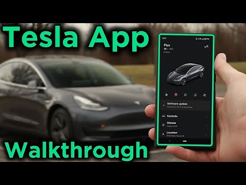 Tesla App V4 FULL WALKTHROUGH 2022 (In Depth with Phone Key Setup)!