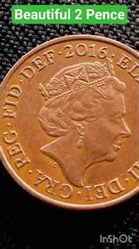2 PENCE QUEEN ELIZABETH II BRITISH RARE COIN ! #world #coin #europe #money